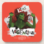 Käfer | Miss Argentinien Getränkeuntersetzer (Vorderseite)