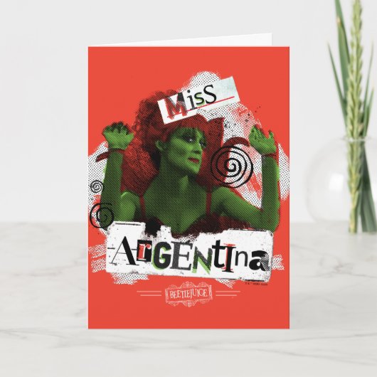 Käfer | Miss Argentinien Karte (Vorderseite)