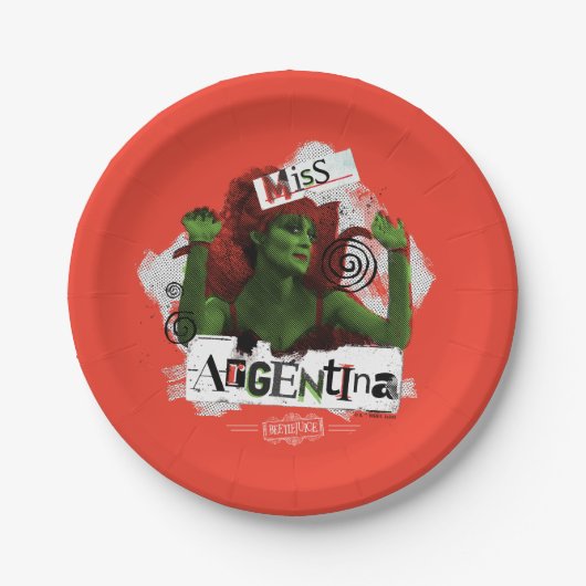 Käfer | Miss Argentinien Pappteller (Vorderseite)