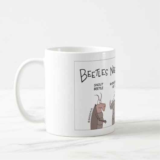 Käfer-Nasenoperationen Kaffeetasse (Links)