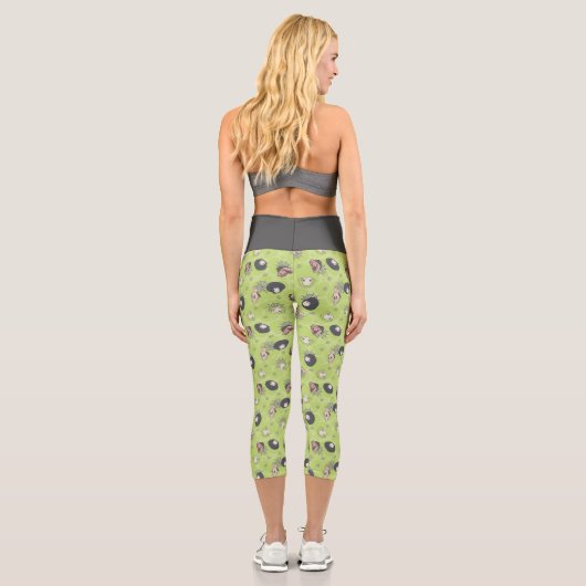 Käfer | Niedliches Chibi Toss Pattern Capri Leggings (Rückseite)