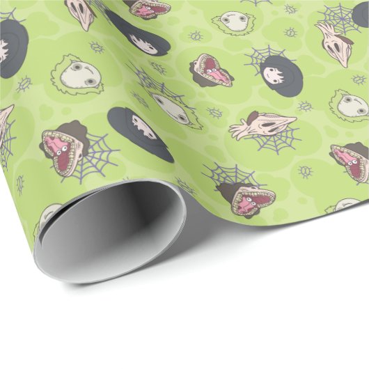 Käfer | Niedliches Chibi Toss Pattern Geschenkpapier (Rolleneckpunkt)