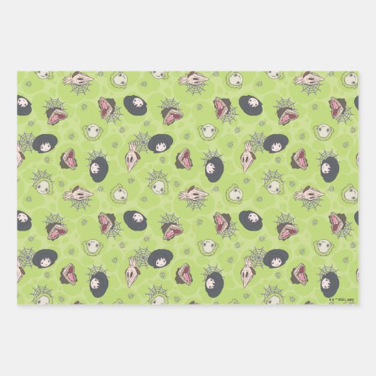 Käfer | Niedliches Chibi Toss Pattern Geschenkpapier Set (Vorderseite)