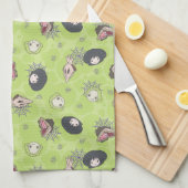 Käfer | Niedliches Chibi Toss Pattern Geschirrtuch (Viertel Falte)