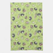 Käfer | Niedliches Chibi Toss Pattern Geschirrtuch (Vertikal)