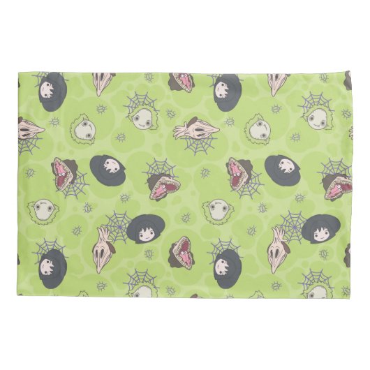 Käfer | Niedliches Chibi Toss Pattern Kissenbezug (Rückseite)