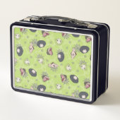 Käfer | Niedliches Chibi Toss Pattern Metall Brotdose (Rückseite)