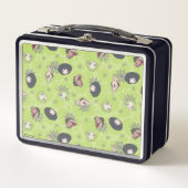 Käfer | Niedliches Chibi Toss Pattern Metall Brotdose (Vorderseite)