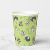 Käfer | Niedliches Chibi Toss Pattern Pappbecher (Rechts)