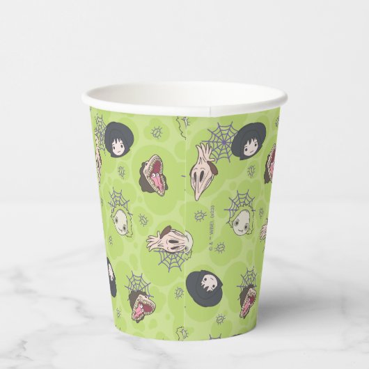 Käfer | Niedliches Chibi Toss Pattern Pappbecher (Rechts)