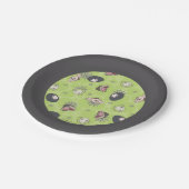 Käfer | Niedliches Chibi Toss Pattern Pappteller (Schrägansicht)