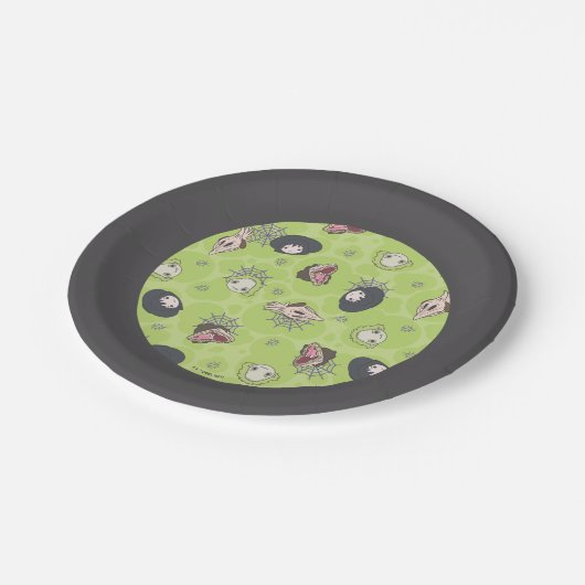 Käfer | Niedliches Chibi Toss Pattern Pappteller (Schrägansicht)