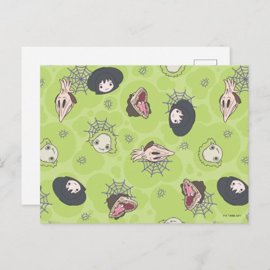 Käfer | Niedliches Chibi Toss Pattern Postkarte (Vorne/Hinten)