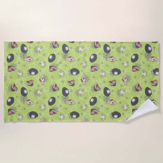 Käfer | Niedliches Chibi Toss Pattern Strandtuch (Vorderseite)