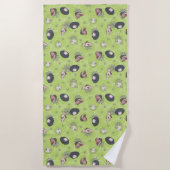Käfer | Niedliches Chibi Toss Pattern Strandtuch (Vorderseite)