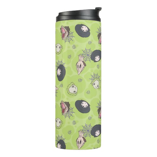 Käfer | Niedliches Chibi Toss Pattern Thermosbecher (Nach links gedreht)