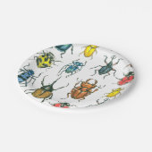 Käfer Pappteller (Schrägansicht)