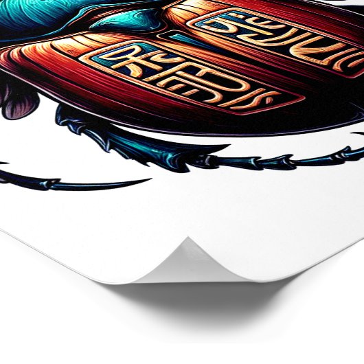 Käfer-Plakat Poster (Ecke)