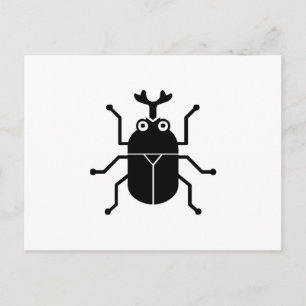 Käfer Postkarte