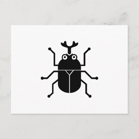 Käfer Postkarte (Vorderseite)
