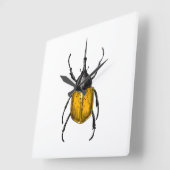 Käfer Quadratische Wanduhr (Winkel)