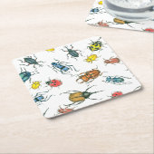 Käfer Rechteckiger Pappuntersetzer (angewinkelt)