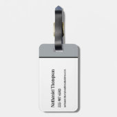 Käfer-Saft Beetlesaft Gepäckanhänger (Rückseite vertikal)