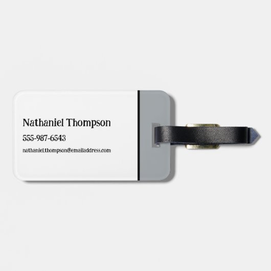 Käfer-Saft Beetlesaft Gepäckanhänger (Rückseite horizontal)