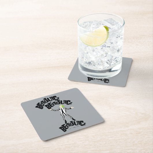 Käfer-Saft Beetlesaft Rechteckiger Pappuntersetzer (Vor Ort)