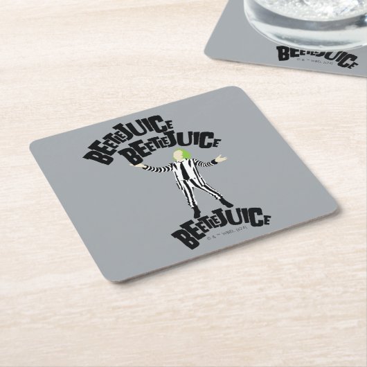 Käfer-Saft Beetlesaft Rechteckiger Pappuntersetzer (angewinkelt)