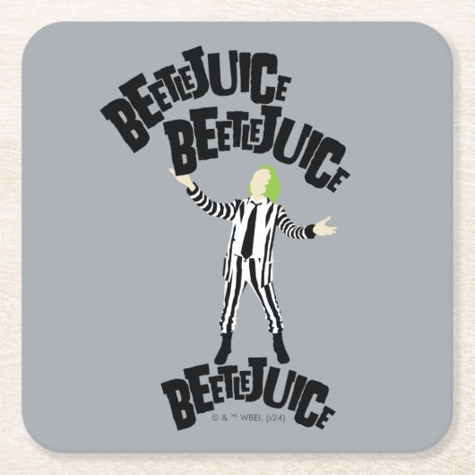 Käfer-Saft Beetlesaft Rechteckiger Pappuntersetzer (Vorderseite)