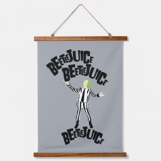 Käfer-Saft Beetlesaft Wandteppich Mit Holzrahmen (Vorderseite)