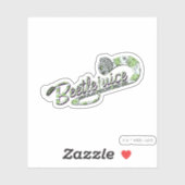 Käfer | Schalten Sie den Saft ein Aufkleber (Blatt)