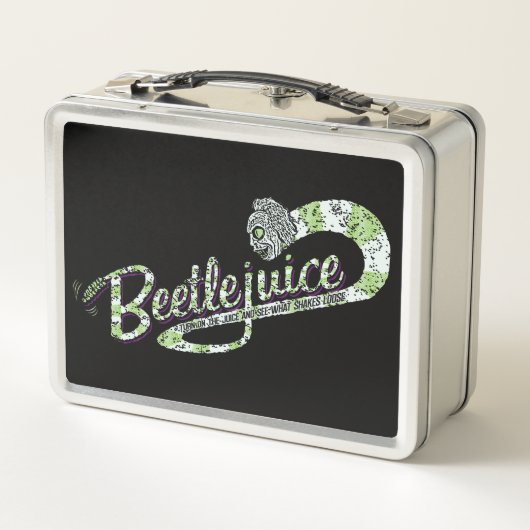 Käfer | Schalten Sie den Saft ein Metall Brotdose (Rückseite)