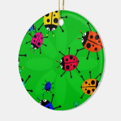 Käfer-Schwarm Keramikornament (Links)