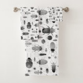 Käfer Schwarz & Weiß Badhandtuch Set (Insitu)