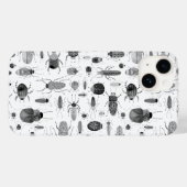 Käfer Schwarz & Weiß Case-Mate iPhone Hülle (Rückseite (Horizontal))