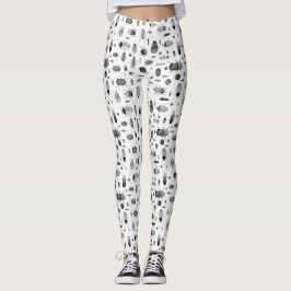 Käfer Schwarz & Weiß Leggings