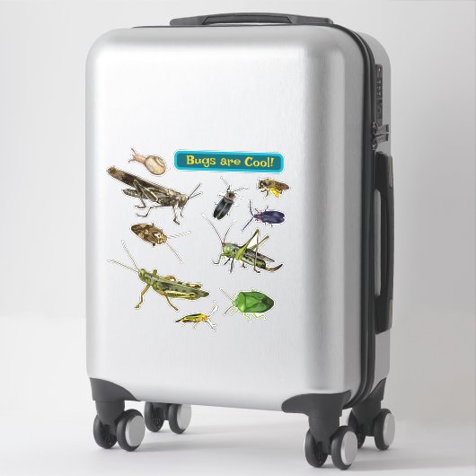 Käfer sind cool! Insekten Aufkleber (Koffer)