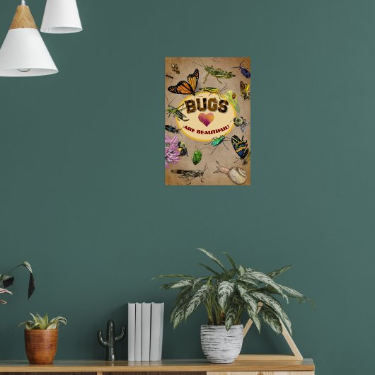 Käfer sind schön! Insekten Poster (Wohnzimmer 1)