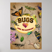 Käfer sind schön! Insekten Poster (Vorne)