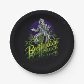 Käfer | Sitzen auf einem Grabstein Pappteller (Vorderseite)