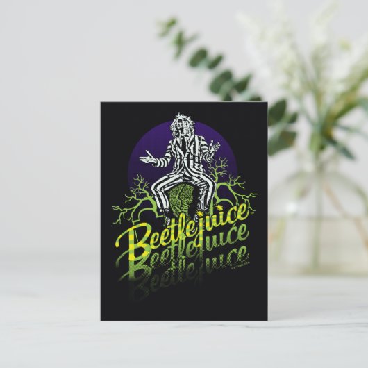 Käfer | Sitzen auf einem Grabstein Postkarte (Stehend Vorderseite)