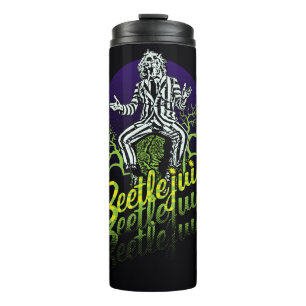 Käfer   Sitzen auf einem Grabstein Thermosbecher