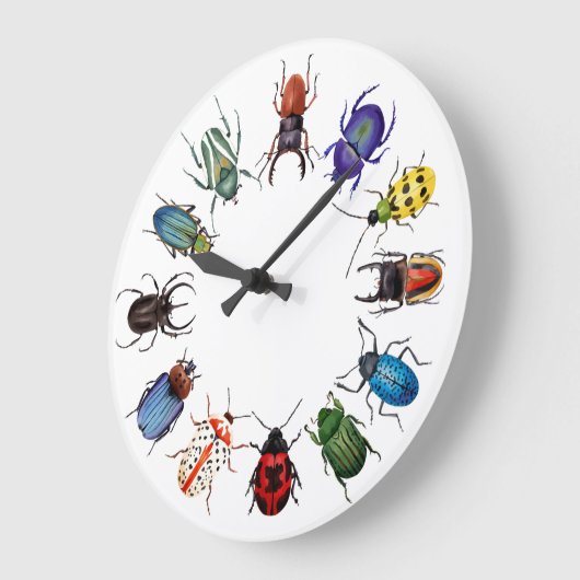 Käfer-Uhr Große Wanduhr (Winkel)