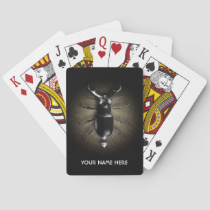 Käfer und Diamant. Personalisiert Spielkarten