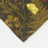 Käfer und Farne Fleecedecke (Ecke)