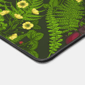 Käfer und Farne, grüne Blätter Schreibtischunterlage (Ecke)