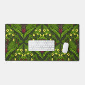 Käfer und Farne, grüne Blätter Schreibtischunterlage (Tastatur & Maus)