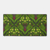 Käfer und Farne, grüne Blätter Schreibtischunterlage (Vorderseite)